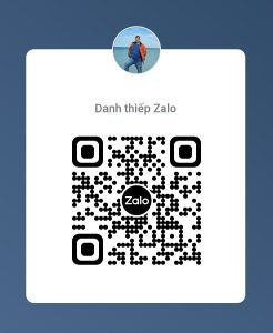 Quét mã QR để chat Zalo